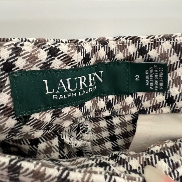 Ralph Lauren Tri-Color Gingham Dress Pants Size S - Picture 4 of 5